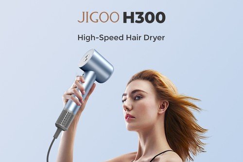 Le Sèche-cheveux JIGOO H300, haute vitesse et ions (...)