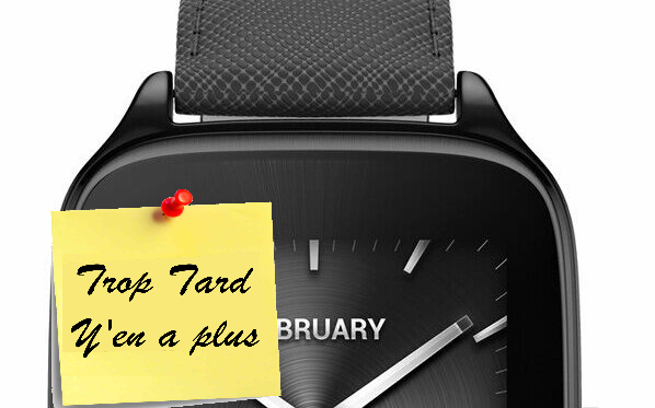 La Smartwatch Asus ZenWatch 2 à 69€99