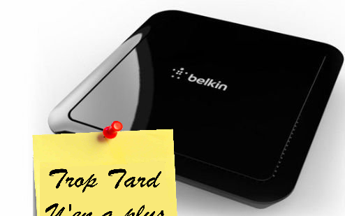 Belkin @Tv Plus, diffusez votre TV sur PC, iPhone, (...)