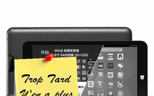 Chuwi vi8 tablette 8 pouces Dual Boot Android/Windows 8.1 à 107