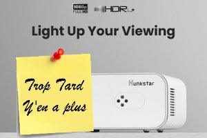 Deal expiré Hunkstar P3, FullHD, 1000 ANSI et Android pour moins (...)