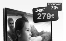 TV PHILIPS 32PFL3017H Full HD 100Hz, USB Multimédia 279€ (...)