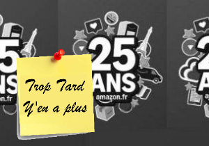 Deal expiré 25€ de réduction sur Amazon pour 75€ d'achat