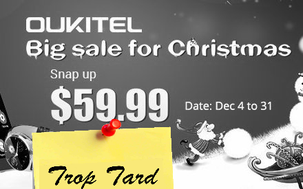 Oukitel rime avec Noël avec une vente spéciale de (...)