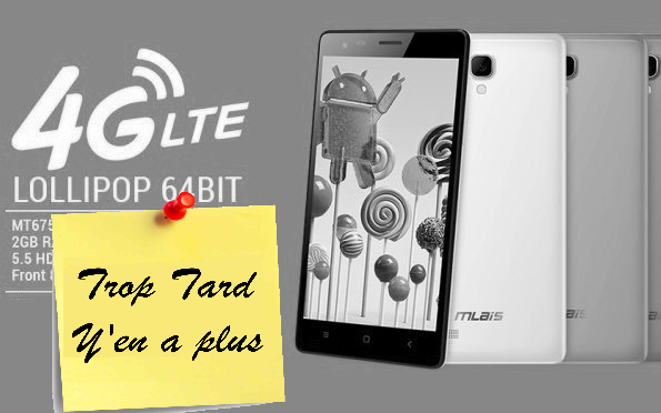 Smartphone Mlais M52 Red Note complet (8 coeurs, 4G) à (...)