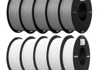 Deal 10 bobines de 1 Kg Filament PLA Creality Ender, Gris 5 (…)
