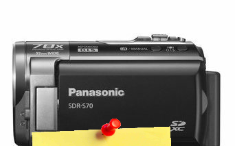 99€ livré le Caméscope H264 Panasonic SDR-S70EG (...)