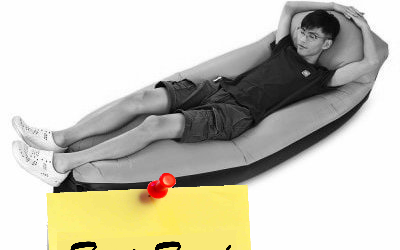 Coussin gonflable lazy bag à 6€83