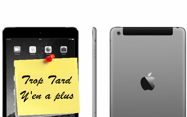 iPad mini 2 Retina 4G 128 GO à 399€