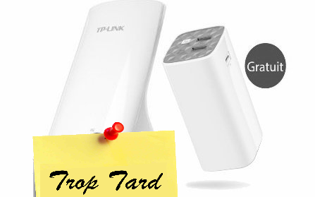 Répéteur TP-Link TL-WA850RE à 23€90, une batterie externe (...)