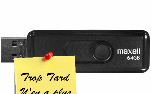 Clé USB Maxell Venture 64GO à 20€89 livrée