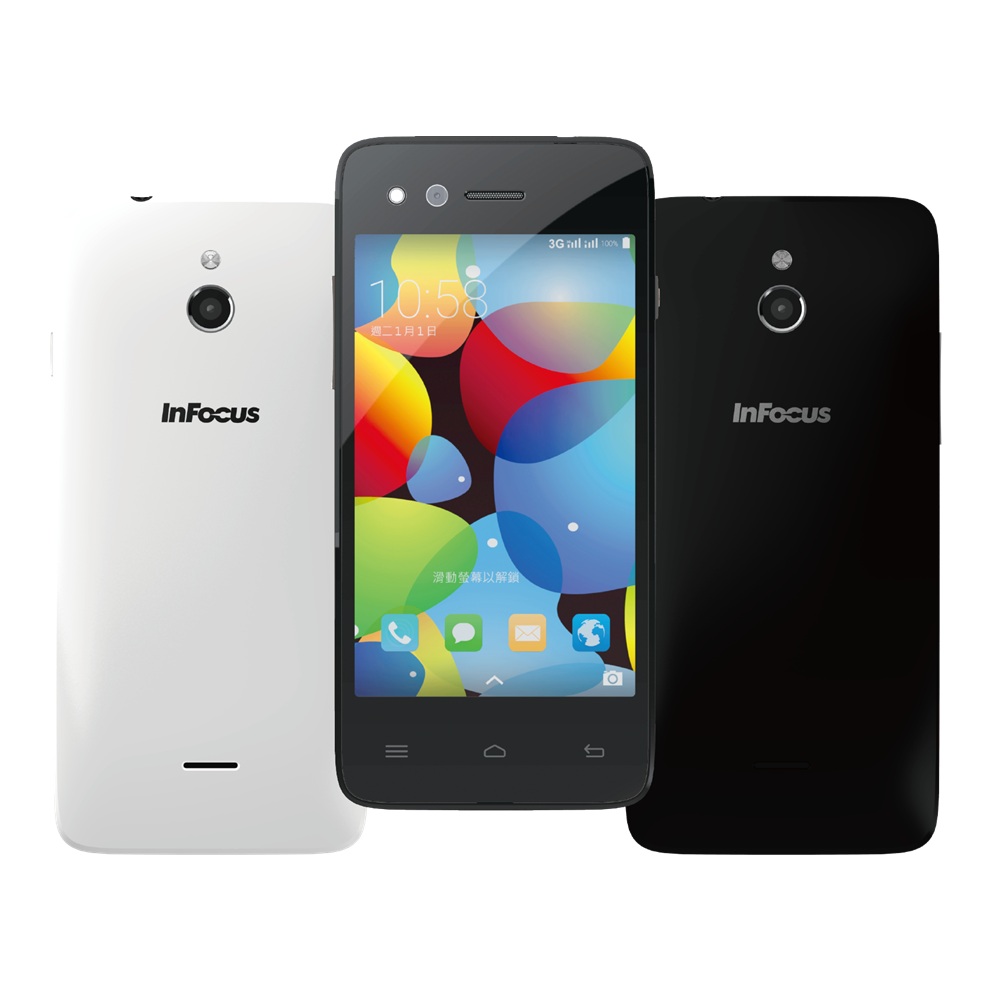 Smartphone 4G INFOCUS M2 QUAD CORE HD noir ou blanc 82€ livré