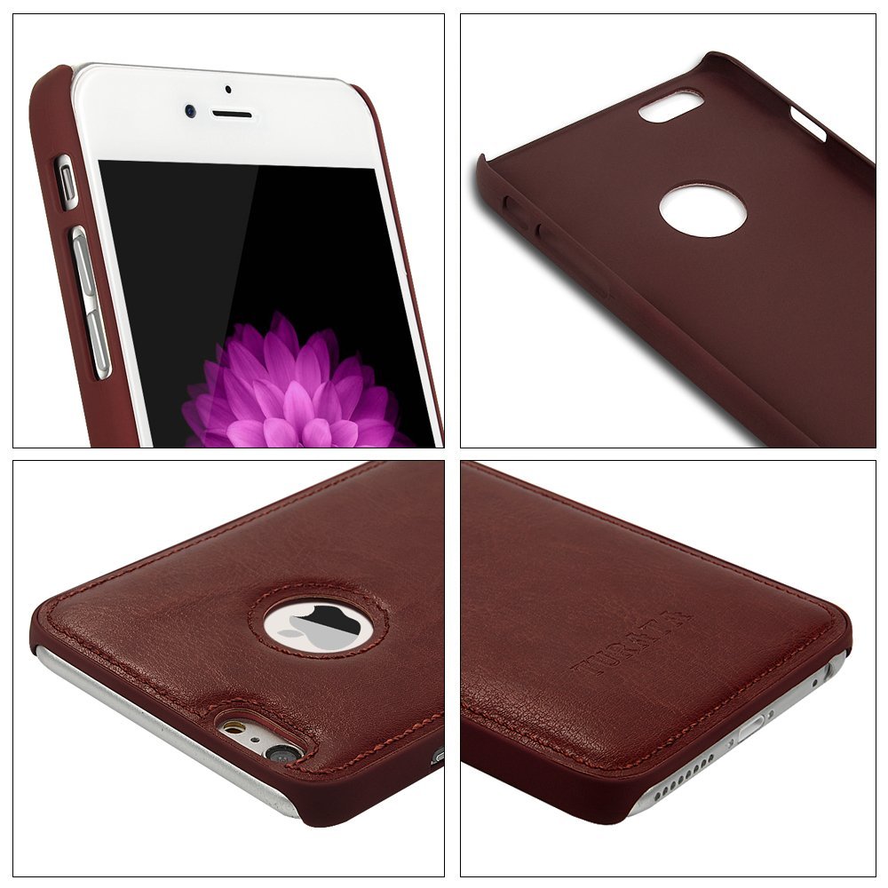 Coque iPhone 6/6S 4.7" et Plus TURATA simili cuir 6 couleurs à 3€49 @Amazon 