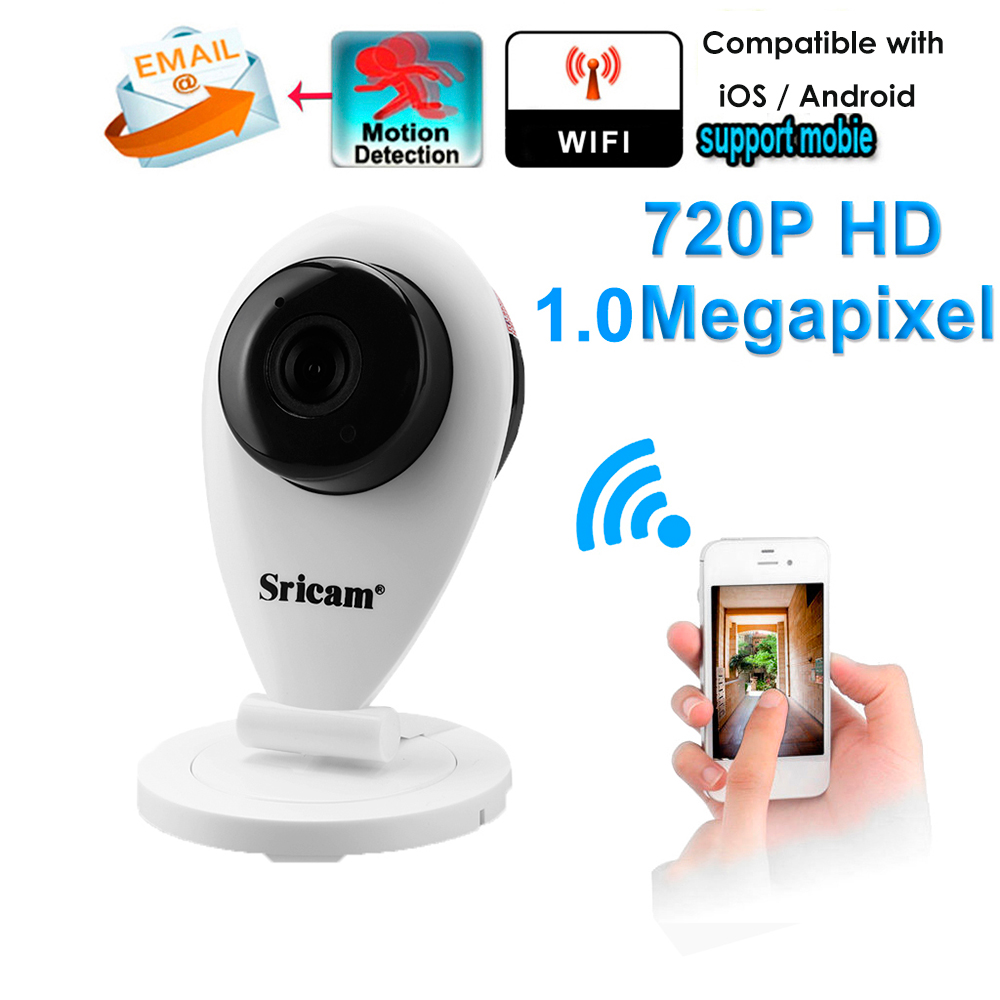 Caméra Wifi HD Sricam SP009 720P compatible mobile à 16€