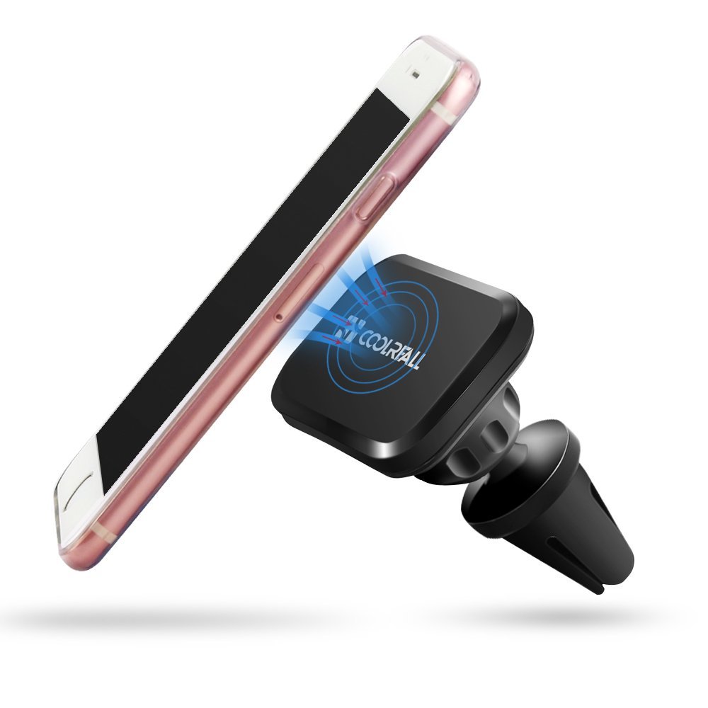 Support smartphone grille aération Magnétique à 5€58 @ amazon