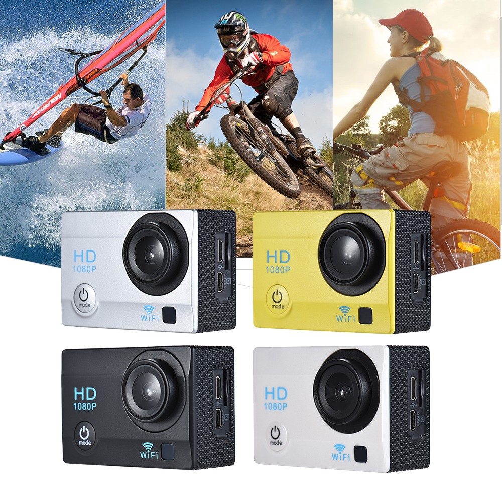 Action Cam 12 Mpx Full HD, écran couleur et Wifi à 18€78