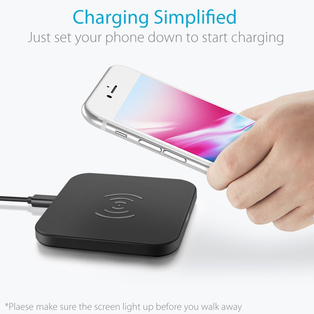 Chargeur Sans Fil QI CHOETECH iPhone 8 et X ,Samsung Galaxy S8 etc à 10€50 @ Amazon