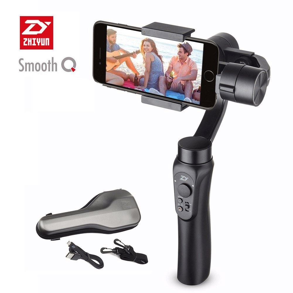 Zhiyun Stabilisateur 3-axes Gimbal Smooth Q pour Smartphone ou GoPro à 85€57 Stock Europe