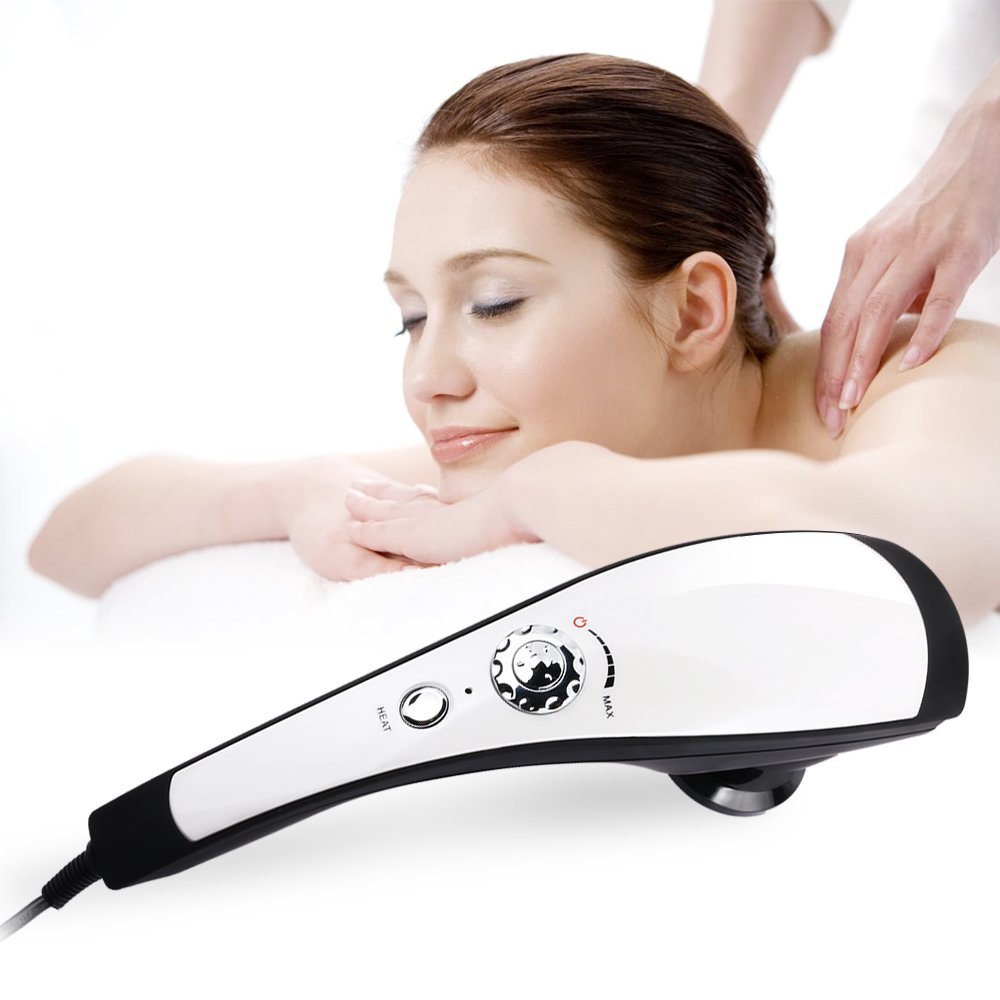 Appareil de Massage électrique portable 6 têtes NURSAL à percussion / chaleur à 19€99 @ Amazon