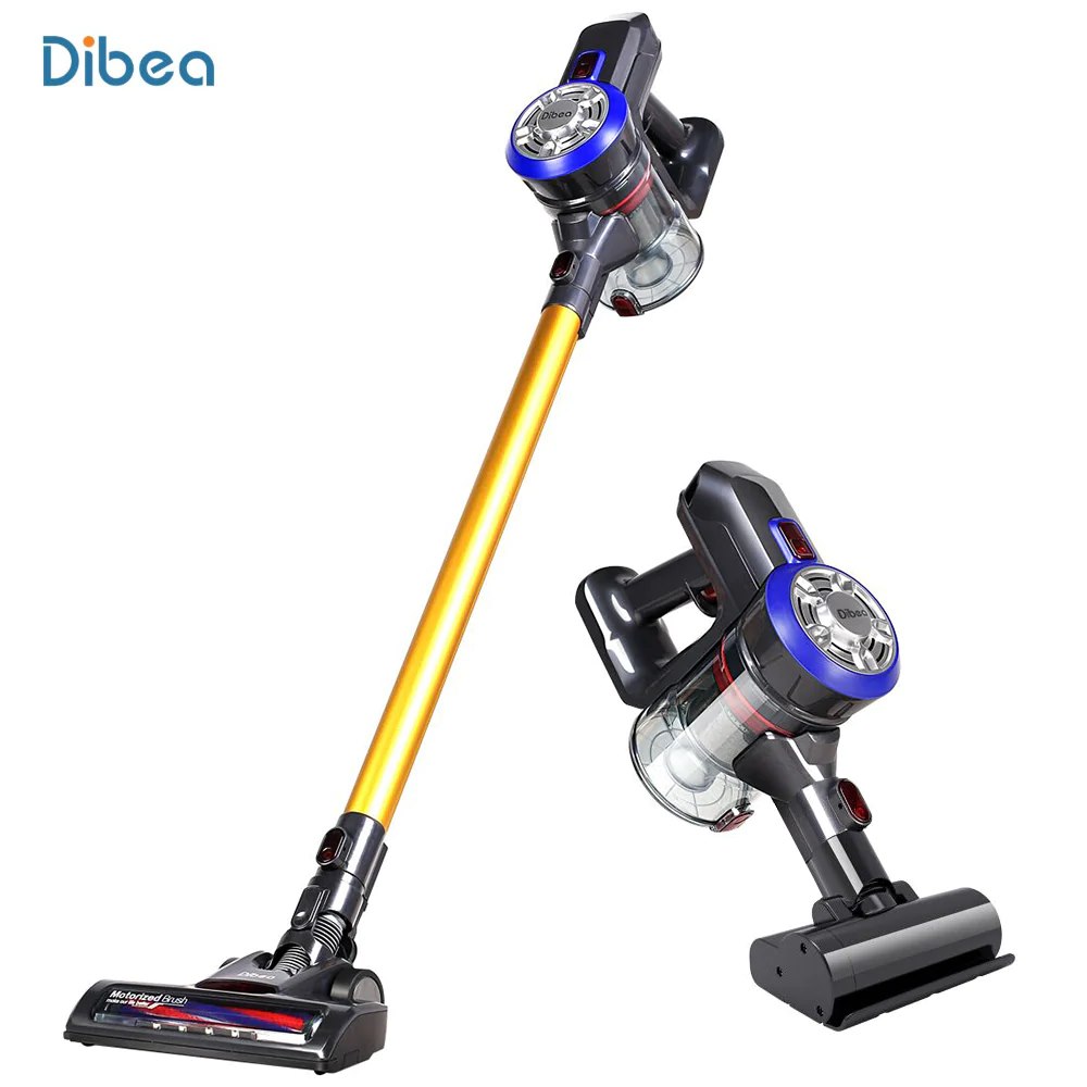 Dibea D18 Aspirateur sans Fil avec Brosse Motorisée à 71€20 Entrepôt Europe