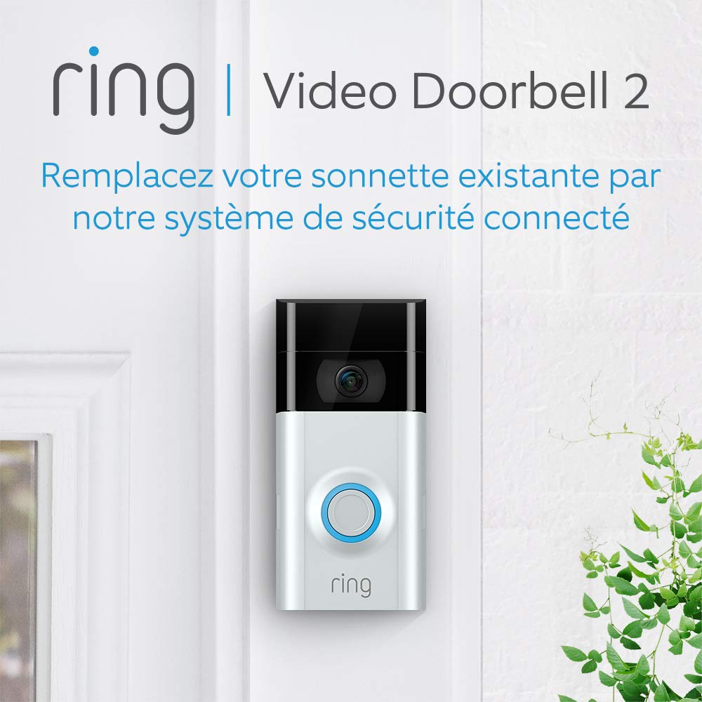 Sonnette vidéo Ring Video Doorbell 2, Full HD à 99€ (-50%)