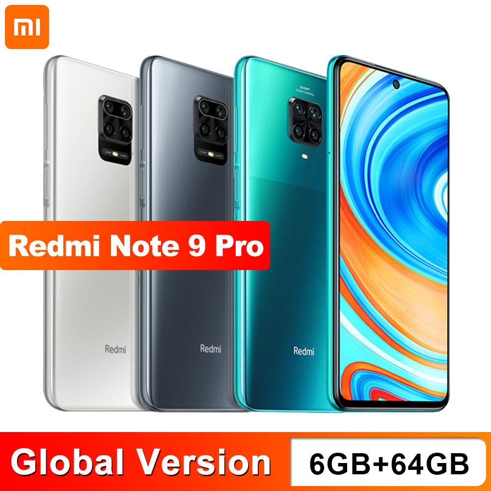 Smartphone Xiaomi Redmi Note 9 Pro 6.67", Snapdragon 720G, 6/64 Go,4 APN à 169€44