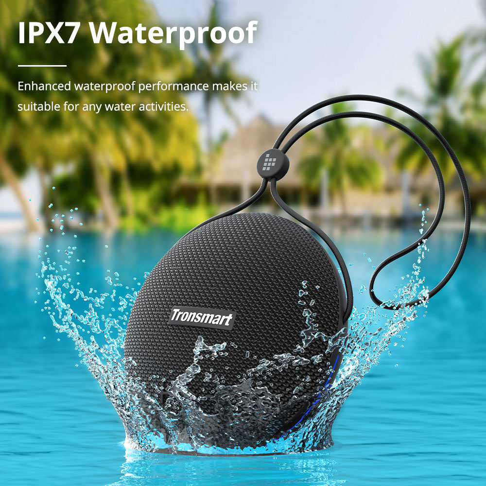 L'enceinte étanche Tronsmart Splash 15W avec LED à 22€47 stock Espagne