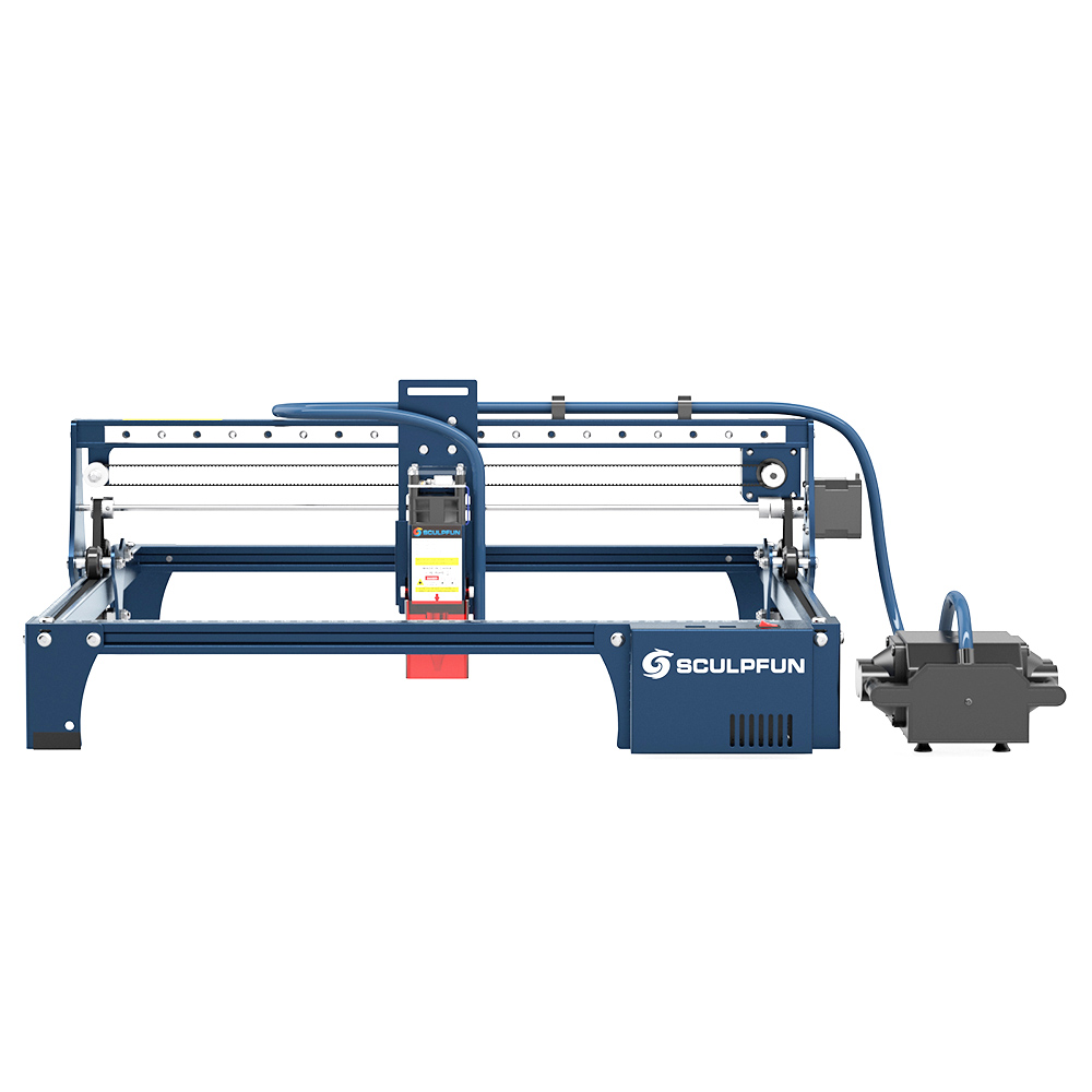 La Graveuse Laser Sculpfun S30 pro 5 watts avec pompe Air Assist autopilotée à 255€ stock Europe 