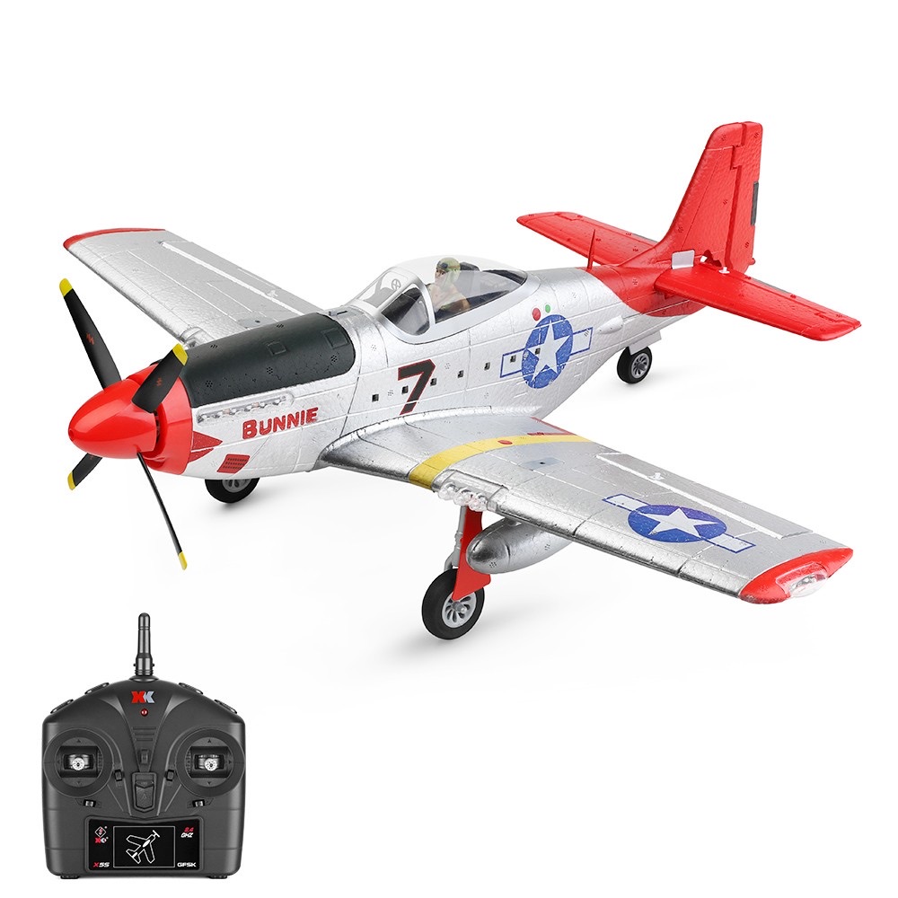 L'avion de Avion de combat radio commandé Wltoys A280 / P51 Mustang à 98€
