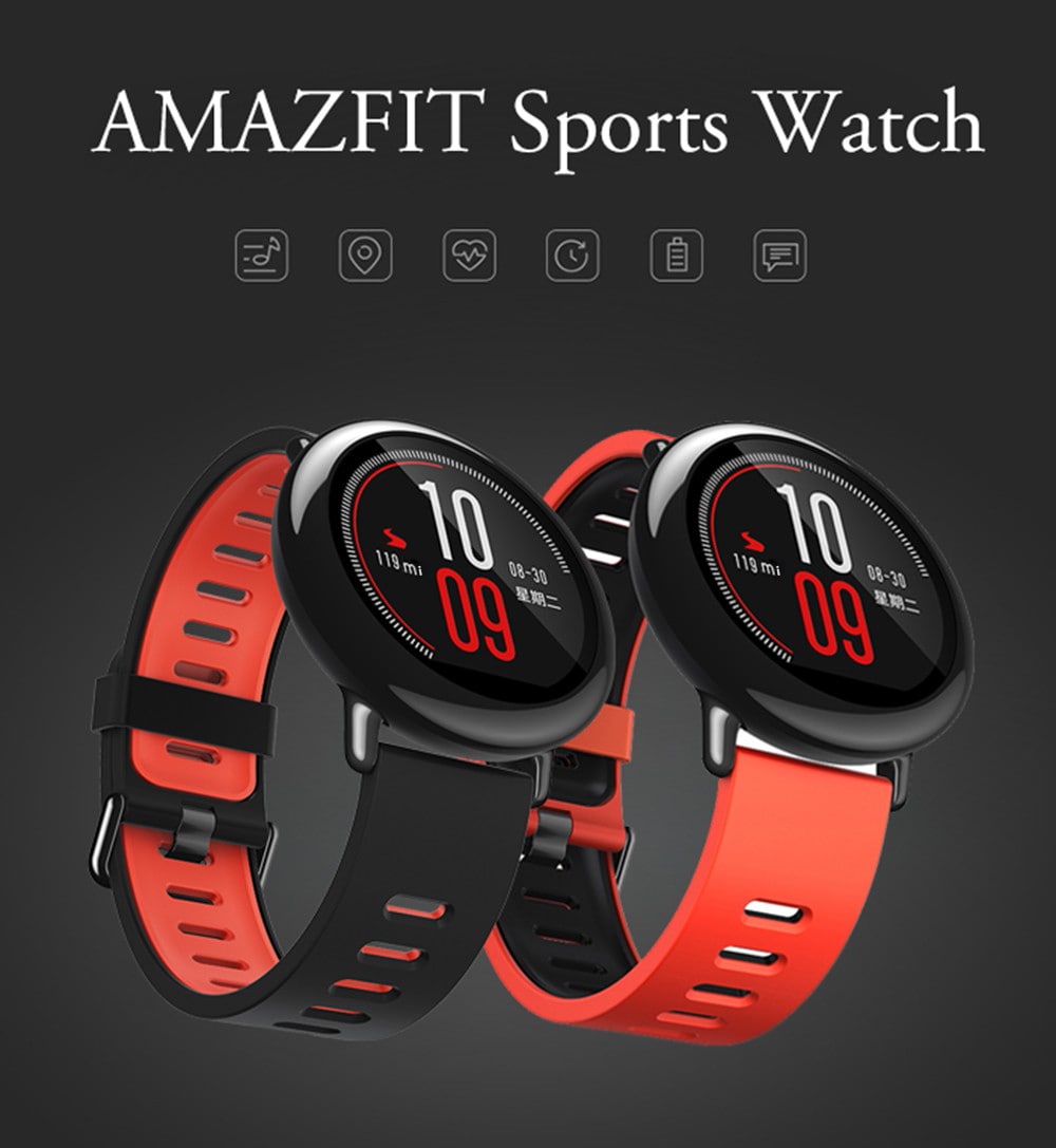 Montre Connectée Xiaomi Huami Amazfit Pace, SPORT GPS version anglaise à 65€05