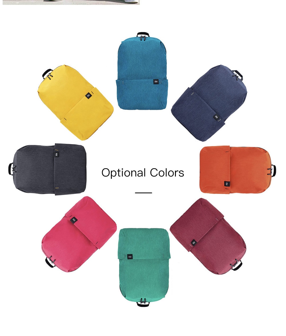 Sac à dos Xiaomi Trendy résistant à l'eau plusieurs couleurs à 6€55