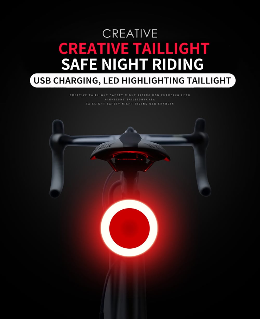 Feu arrière vélo UTORCH LED rechargeable et amusant à 3€62