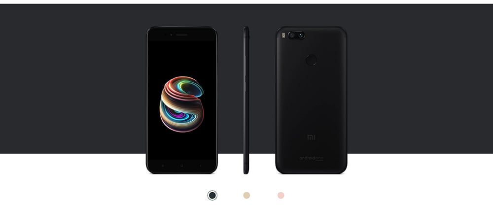 Smartphone Xiaomi A1 5,5 4G B20 Android One /OREO NOIR ou OR à 137€60 (testé 4 étoiles)