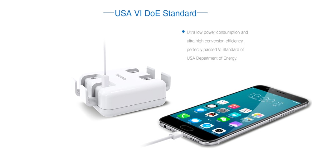 CHUWI hidock, 4 ports USB charge rapide QC3 à 8€99 @ Amazon