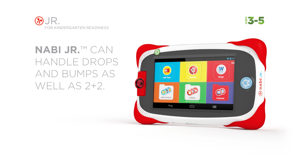 Tablette tactiles Enfants Nabi JR 5 pouces NVIDIA Tegra 3 à 27€88