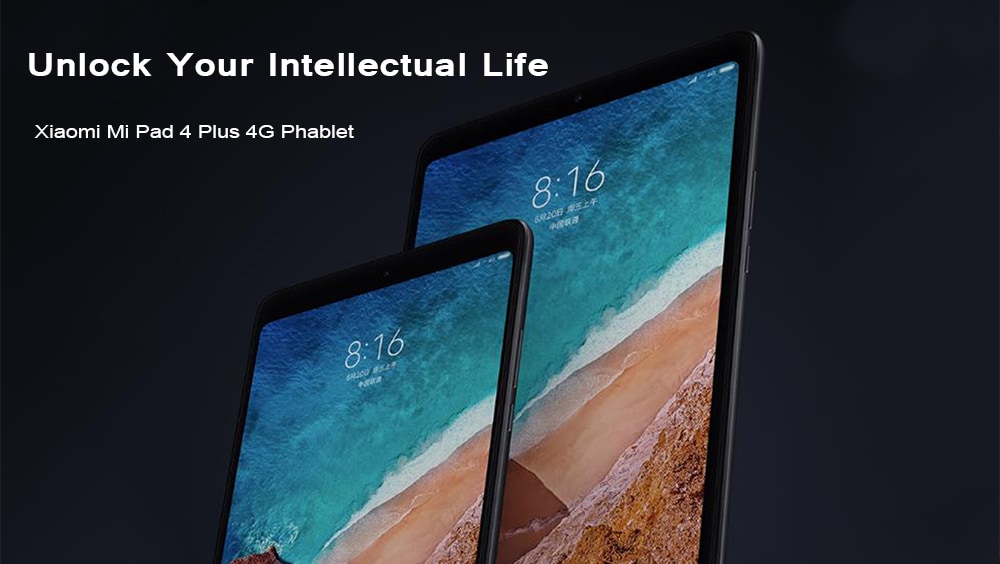 Tablette 10 Pouces Xiaomi MI PAD 4 PLUS version 4G, l'iPad Air Chinois à 228,18€