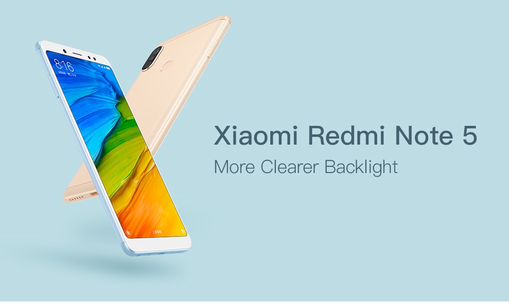 Xiaomi Redmi Note 5 5.99 pouces 18:9, Snapdragon 636, double APN de qualité, 3/32GO Or Stock Europe à 155€16