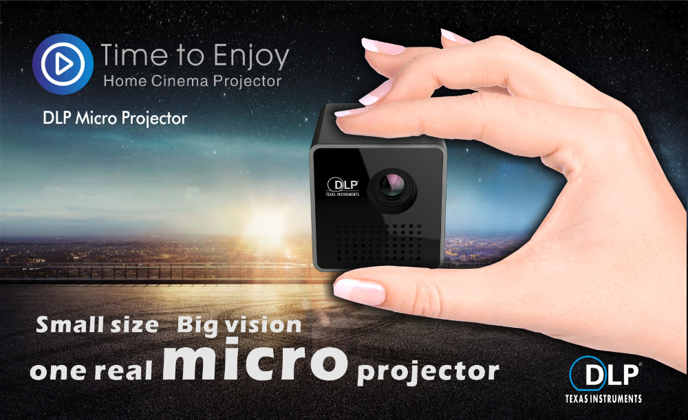 UNIC P1+, le Mini Vidéoprojecteur multimédia LED DLP Wifi dispo à 71€19