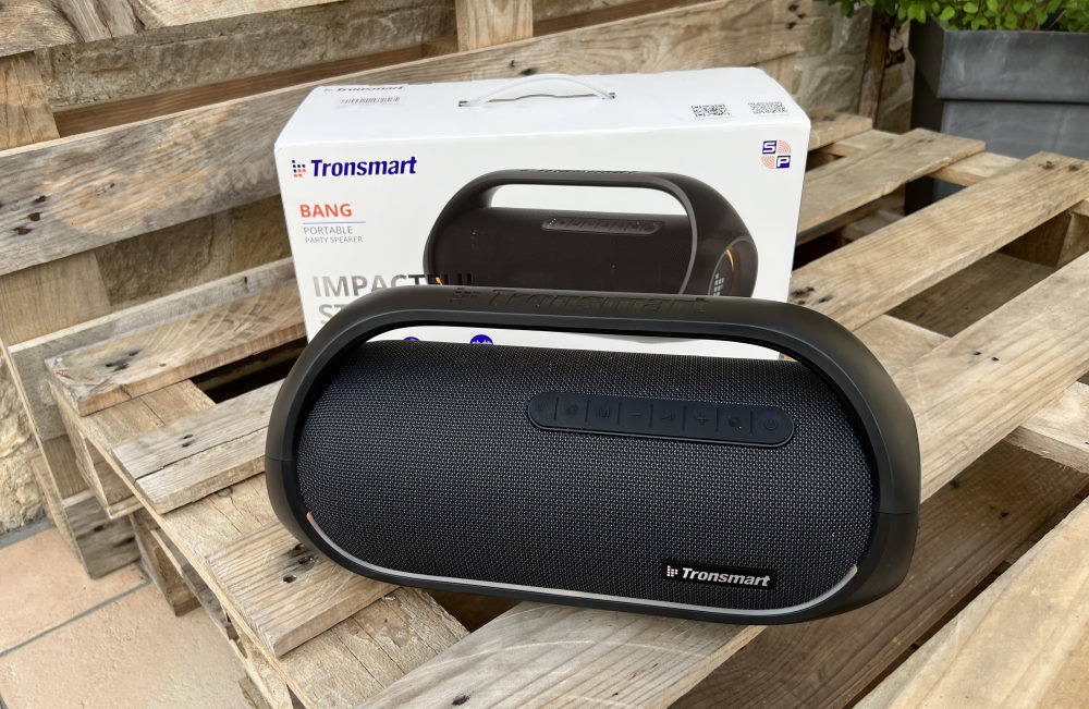 L'enceinte Boombox coup de cœur Tronsmart Bang 60w et lumière à 52€ Stock EU