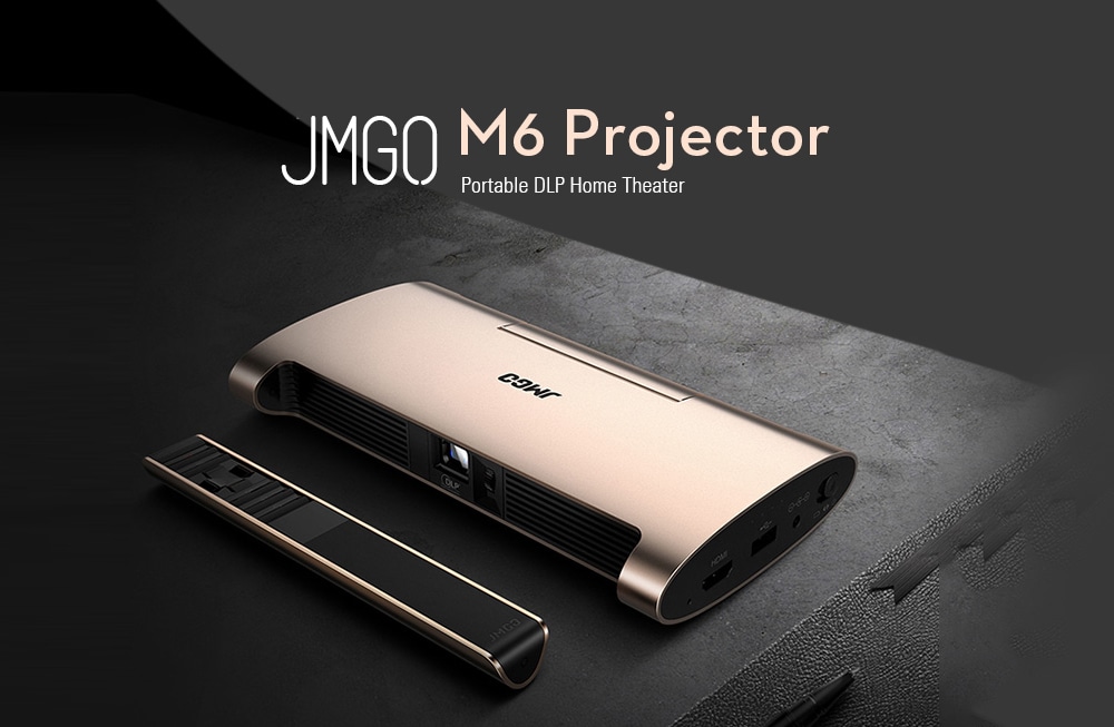JMGO M6, Projecteur Vidéo portable 3D Android DLP autonome à 275€23