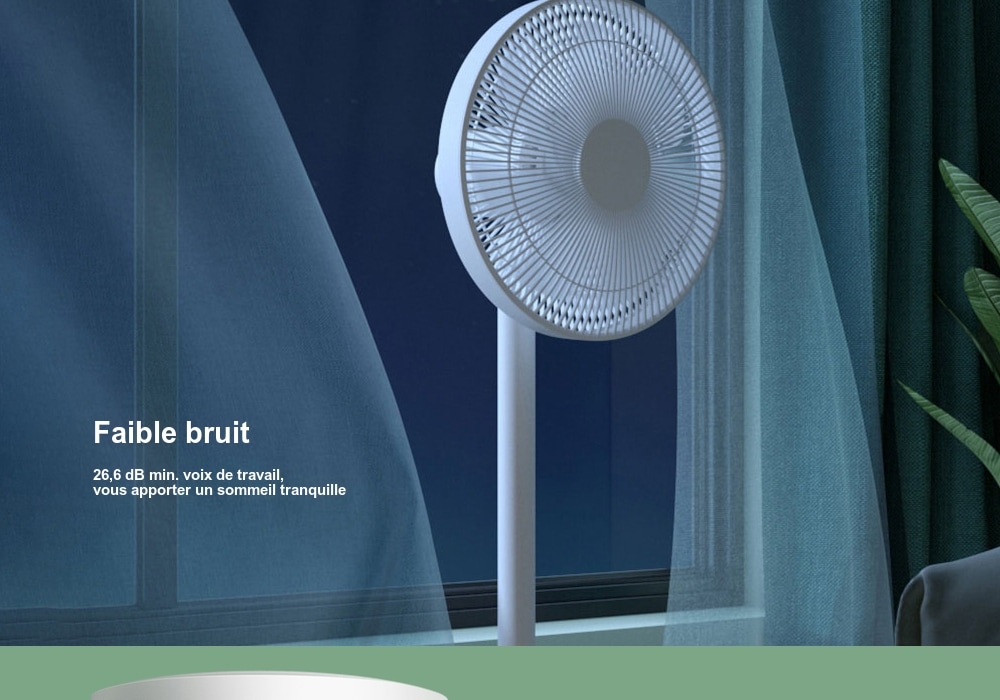 Ventilateur Xiaomi, silencieux, 100 vitesses et connecté pour 81€ 