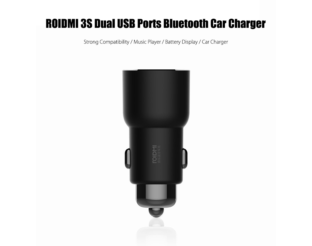 Black Friday Transmetteur Auto Xiaomi Roidmi 3S, Bluetooth vers FM, Chargeur USB à 10€68