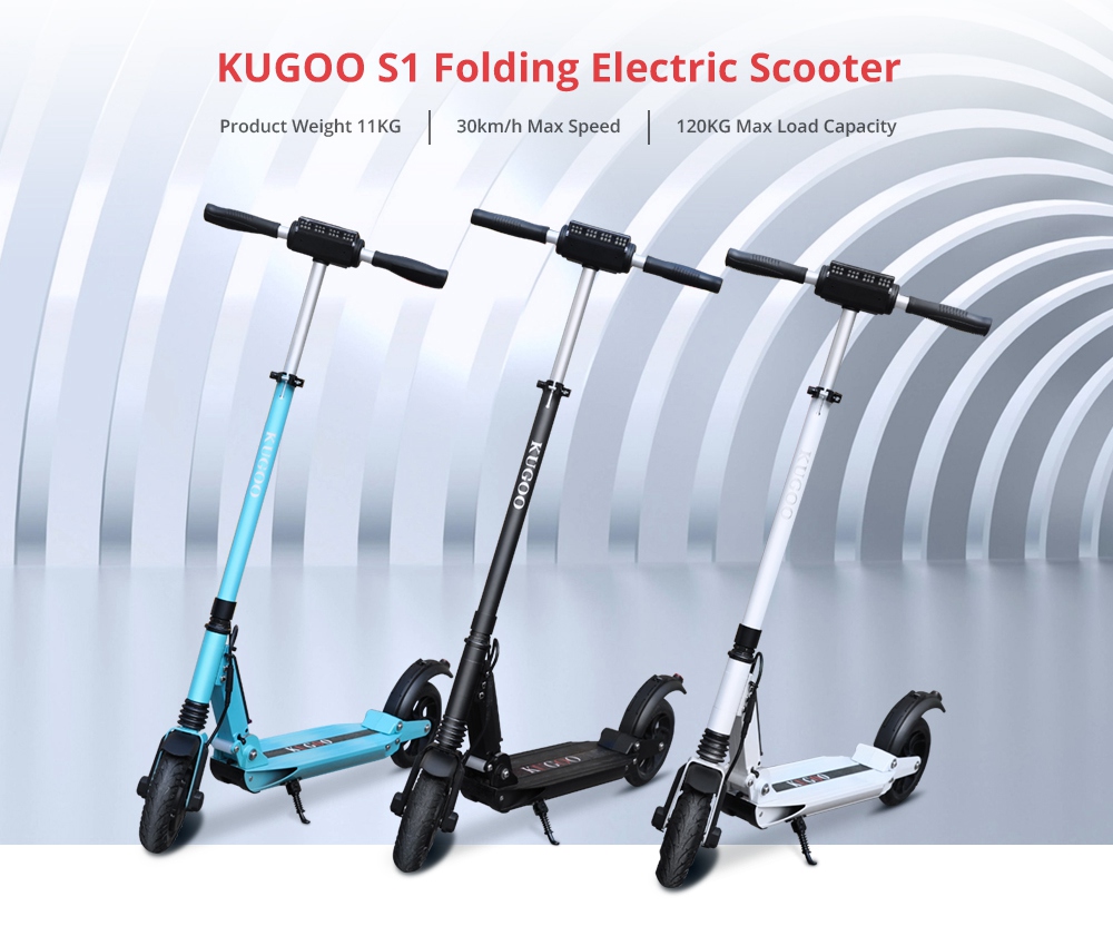 KUGOO S1, une nouvelle trottinette électrique à suivre (stock Europe, 286€)