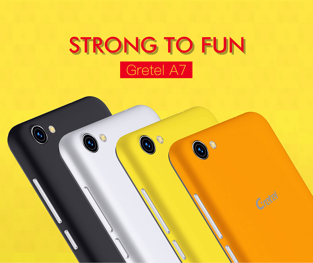 Smartphone 3G Gretel A7, 4,7 pouces Android 6, 5 couleurs à 40€93