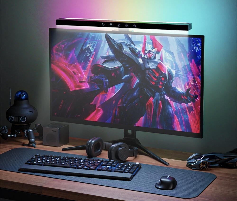 Lampe moniteur gaming BlitzWolf BW CML2 Pro à 22,68€