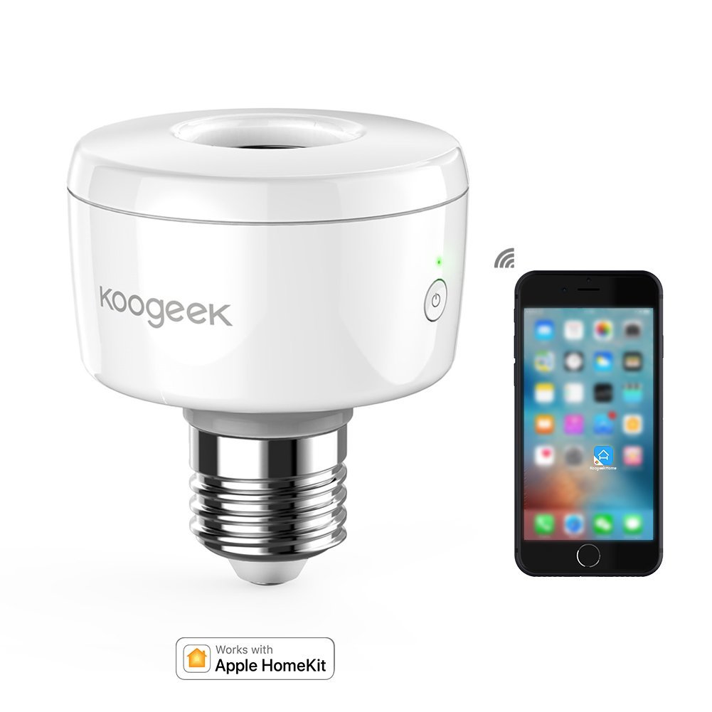Douille E27 Wifi Koogeek compatible Apple HomeKit à 27€99