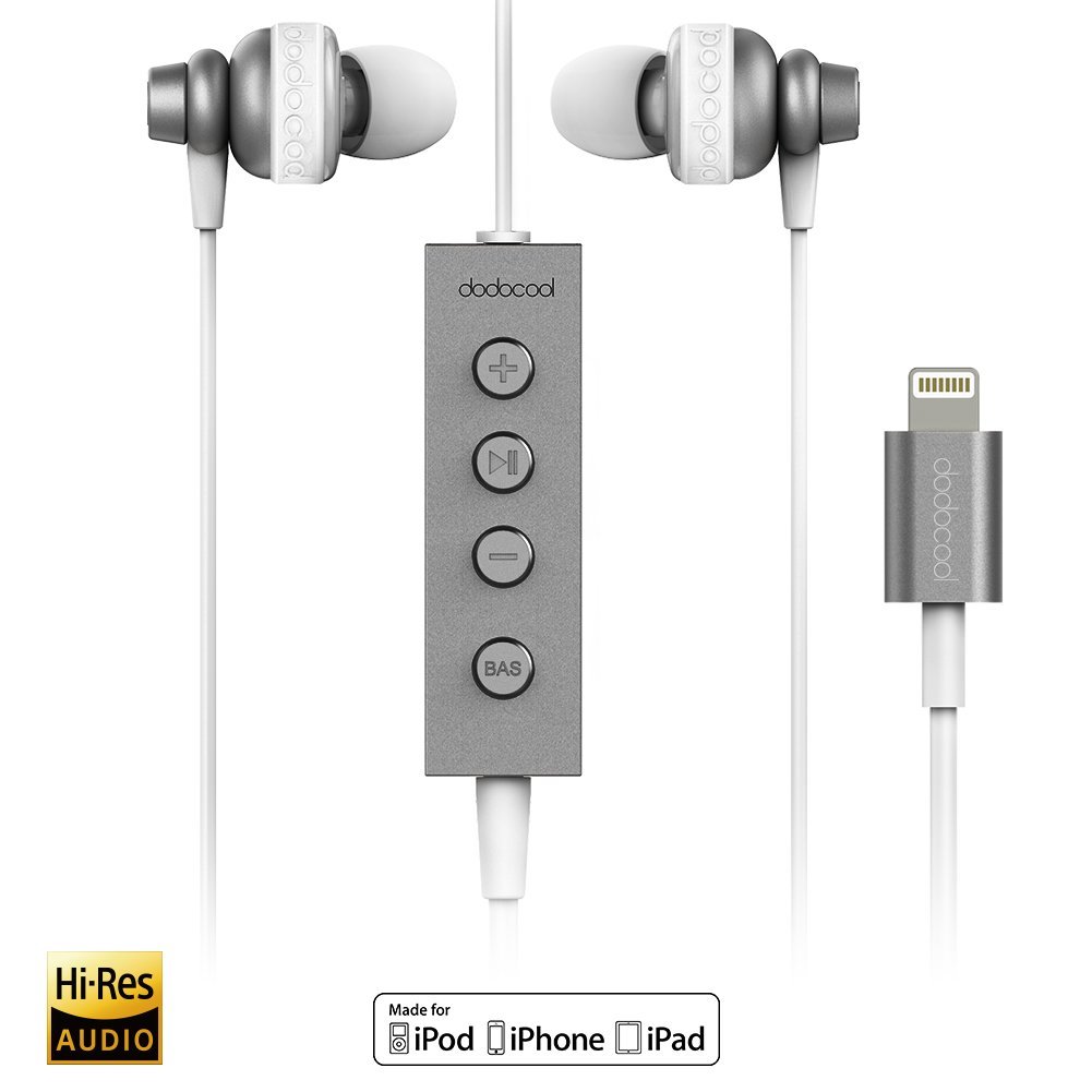 Casque audio Dodocool Lightning MFI iPhone 7 à 26€39