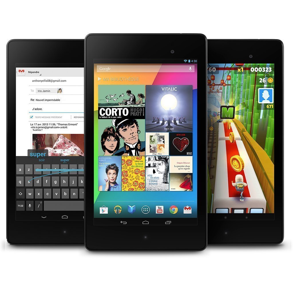 Tablette Google NEXUS 7 2013 Full HD par ASUS 149€ livrée