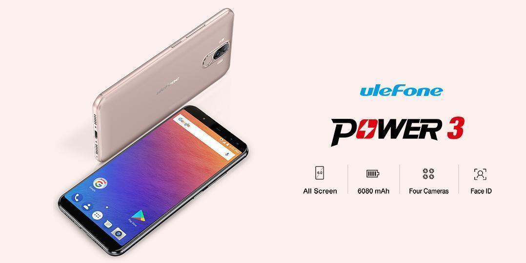 Nouveau Ulefone Power 3, écran 18:9 et grosse batterie