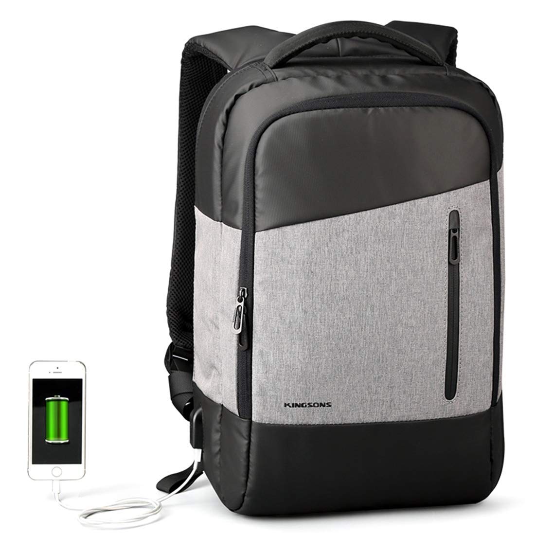 Sac à Dos pour Ordinateur Portable 15.6 Pouces ou plus Étanche Antivol, port USB à 19€99 @ Amazon